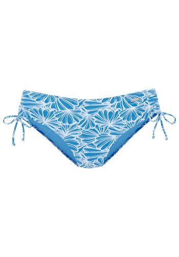 VENICE BEACH, Venice Beach Bikini-Hose "Peony" in höherer Schnittform und modischer Strukturware