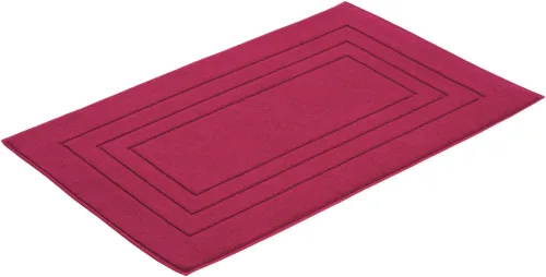 VOSSEN - Feeling Badematte, 60x100cm, Weinrot