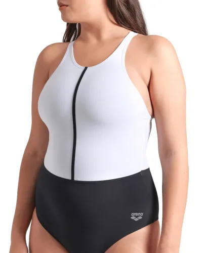 arena, Arena W Arena Swimsuit Silvia Cross Back Figurformender Badeanzug Damen, mehrfarbig, Grösse: D 40