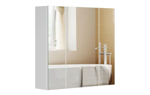 VASAGLE, Badezimmerschrank VASAGLE Weiss
