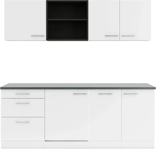 Optifit, OPTIFIT Küche "Bella" Breite 210 cm, wahlweise mit E-Geräten