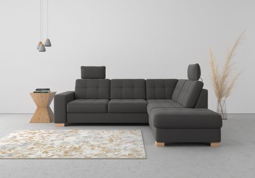 SIT&MORE, sit&more Ecksofa, wahlweise mit Bettfunktion und Bettkasten