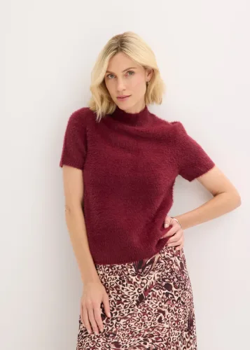 bonprix, bonprix Federgarn Pulloverrot 36Damen
