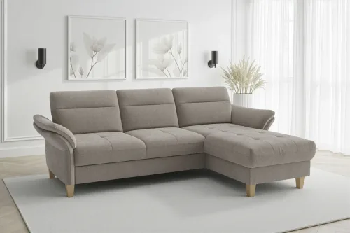 Sit & More, sit&more Ecksofa "Pamela, L-Form, B:230 cm" mit Federkern