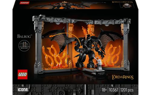 LEGO, LEGO® Spielbausteine »Icons Der Herr der Ringe: Balrog Bücherstütze 10367«, (1201 St.)