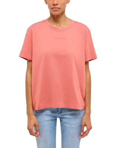 Mustang, MUSTANG Kurzarmshirt "Damen Style Floris"