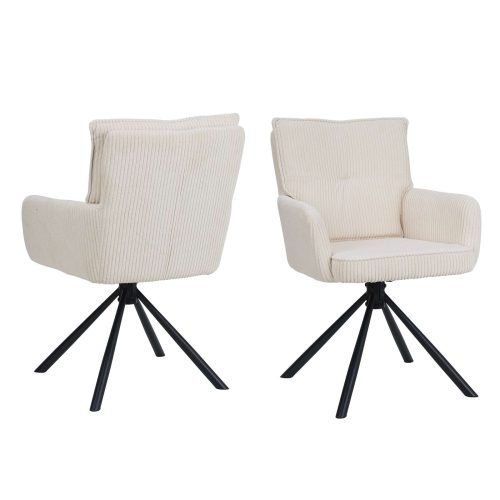 GOODproduct Esszimmerstuhl »Les Choux« () 2 Stk.gepolsterte Rückenlehne, Armlehne und Sitzfläche, Sitzhöhe 48 cm