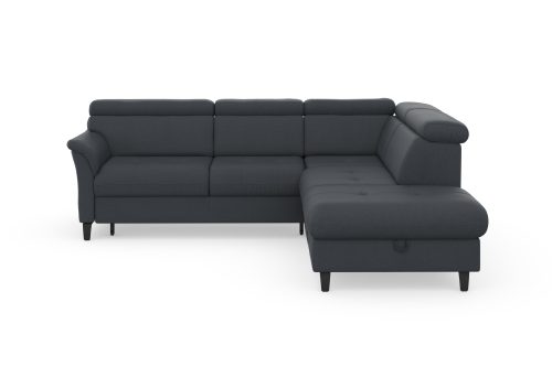 SIT&MORE, sit&more Ecksofa, inklusive Kopfteilverstellung, wahlweise mit Bettfunktion und Bettkasten