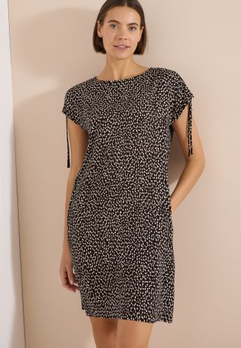 Cecil Druckkleid Ohne Taschen Sommerkleid mit Minimalprint und mit Capsleeves
