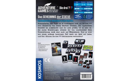 Adventure Games - Die drei ???: Das Geheimnis der Statue, Brettspiel