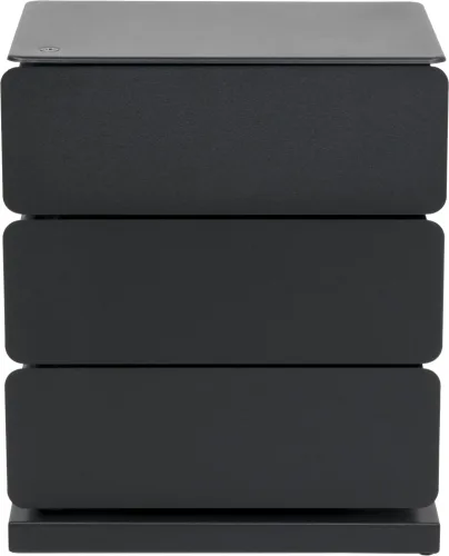 Spinder Design, Spinder Design Kommode Hesta Schwarz Stahl 37 cm 26 cm - Kommode