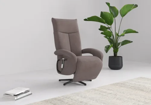 Sit & More, sit&more TV-Sessel "Emely, inkl. Kopfteilverstellung & 360 Drehfunktion" wahlweise mit 2 Motoren, Akku & Aufstehhilfe