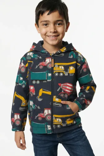 BLUE SEVEN, Blue Seven Kapuzensweatjacke Baumwolle