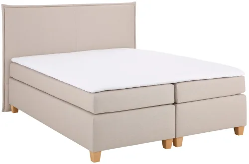 home affaire, Home affaire Boxspringbett "Houssay" inkl. Topper, 5 Breiten, 2 Härtegraden auch in Überlänge 220 cm