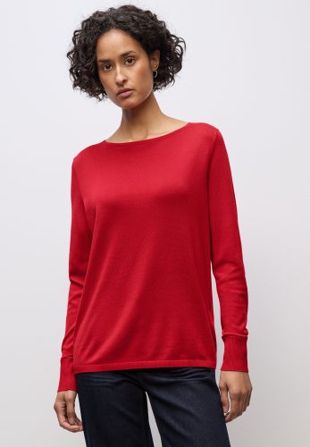 STREET ONE Strickpullover, mit U-Boot-Ausschnitt