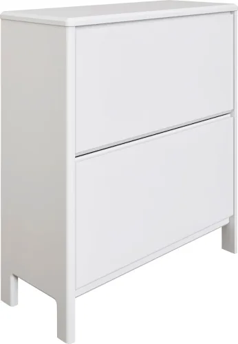 Goodproduct, GOODproduct Schuhschrank "Luven" FSC zertifiziertes Massivholz, mit 2 Klappen