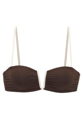 Copenhagen Studios, Copenhagen Studios Bandeau-Bikini-Top "Emma" mit Kontrastdetails