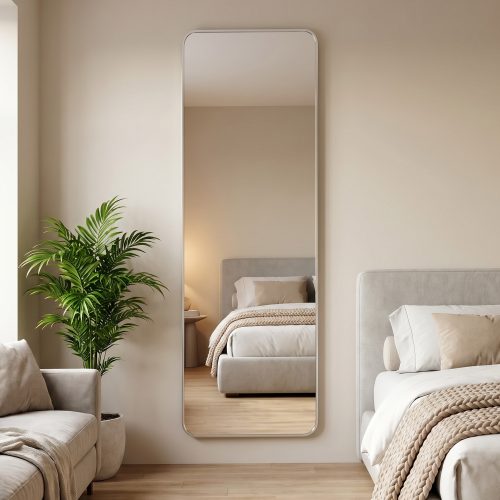 GOODproduct Spiegel "Standspiegel Addrik, wahlweise in 2 Grössen 150x40cm oder 160x50cm" Ganzkörperspiegel mit Sicherheitsglas, in verschiedenen Farben