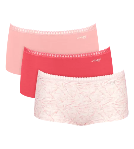 Sloggi, sloggi Panty "GO Crush" mit Spitzendetails, Cotton-Mix