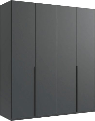 Wimex Kleiderschrank »Mugano,in 8 Breiten,3 Höhen,2 Tiefen, viele Farben, Made in Germany«, (in Basic oder Premium Ausstattung mit 2 weiteren Einlegeböden), mit langen oder kurzen Griffen aus Metall, mit oder ohne Spiegel