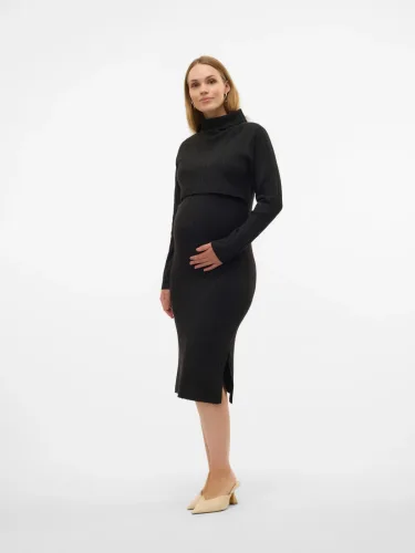 Mamalicious, Umstands- und Still-Kleid Rippqualität June