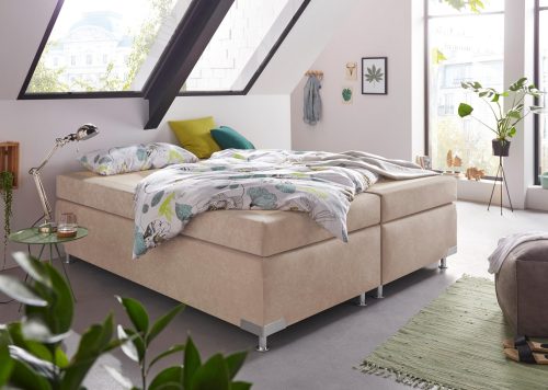 Westfalia Schlafkomfort, Westfalia Schlafkomfort Boxspringbett »Holland«, ohne Kopfteil, frei im Raum stellbar