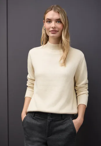 Street One, STREET ONE Rollkragenpullover mit Rippbündchen