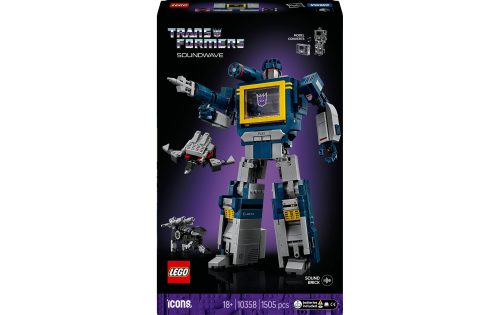 LEGO, LEGO® Konstruktionsspielsteine »Icons Transformers: Soundwave 10358«