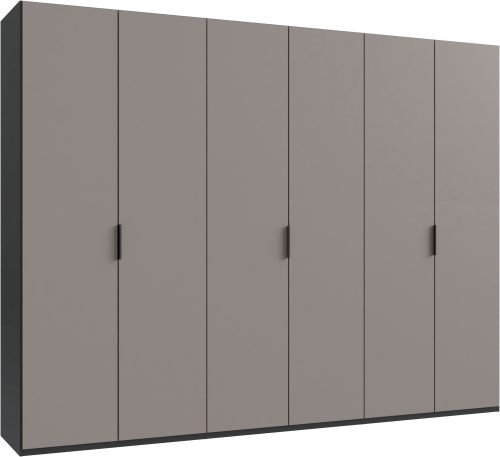 Wimex Kleiderschrank »Oxford by fresh to go, in 3 Breiten, Made in Germany«, (wahlweise mit oder ohne Spiegel), mit hochwertigen Falttüren für den perfekten Überblick