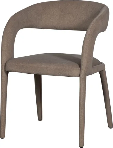 mutoni, mutoni - Esszimmerstuhl Arms Filz, One Size, Braun