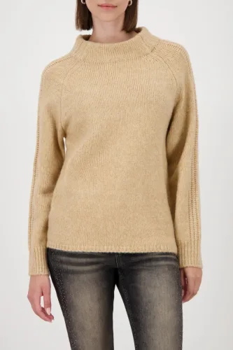 monari, Monari Strickpullover mit Stehkragen