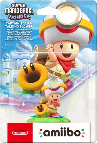 Nintendo, NINTENDO amiibo Kapitän Toad & Plauderblume (Super Mario Bros. Wonder) Spielfigur