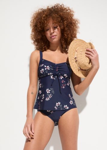 bonprix, bonprix Tankini Set, 2 Stk. zweiteiliges Set, sportlicher Stil, bequeme Passform