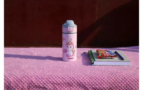 Sigg, Kinder Trinkflasche Miracle Kids Alu Animals Happy Unicorn 0.4 L