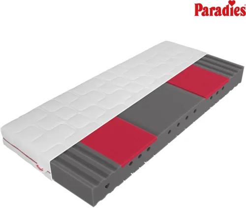 Paradies Kaltschaummatratze "Neuheit: Paradies Varioduo 7-Zonen-Kaltschaummatratze" 18 cm hoch Raumgewicht: 35 kg/m³ 1 Stk. tlg. Zwei Härtegrade in einer Matratze ? für individuellen Schlafkomfort