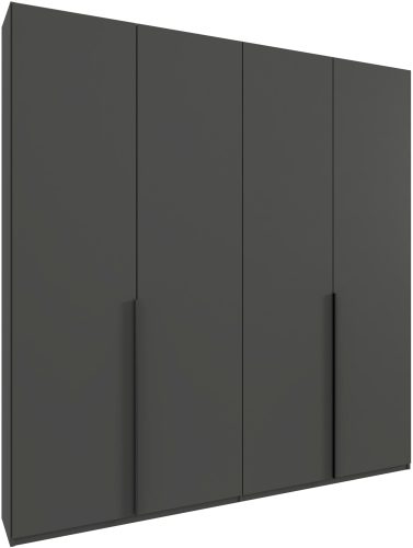 Wimex Kleiderschrank »Mugano,in 8 Breiten,3 Höhen,2 Tiefen, viele Farben, Made in Germany«, (in Basic oder Premium Ausstattung mit 2 weiteren Einlegeböden), mit langen oder kurzen Griffen aus Metall, mit oder ohne Spiegel
