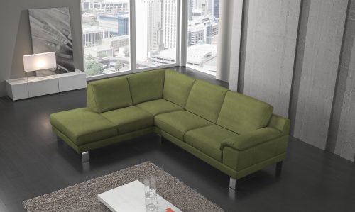 Egoitaliano, Egoitaliano Ecksofa »Shakira«, mit Ottomane, elegante Metallfüsse