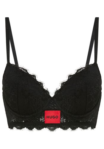 Hugo, Hugo - BH mit Push up Effekt, für Damen, Black, Größe 70C