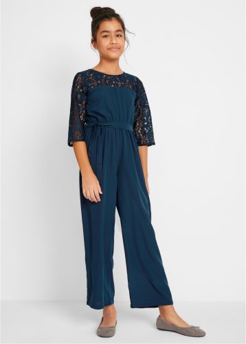 Mädchen Jumpsuit mit Spitze