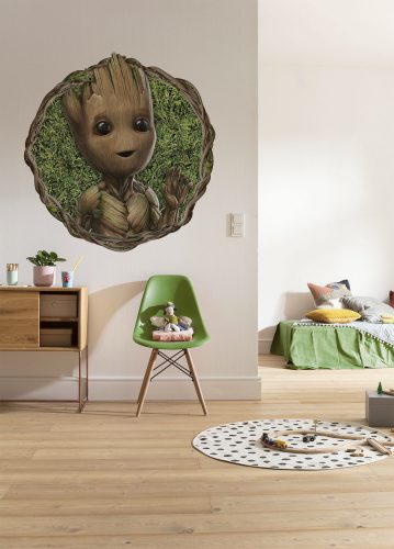 Komar, Komar Wandtattoo »selbstklebendes Vlies - Groot Little Twig - Grösse 125 x 125 cm«, (1 St.), rund und selbstklebend