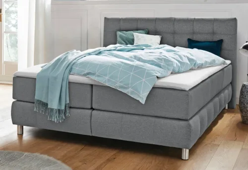 home affaire, Home affaire Boxspringbett "Salo" incl. Topper, 6 Breiten, 2 Härtegrade, TFK auch in Härtegrad 4