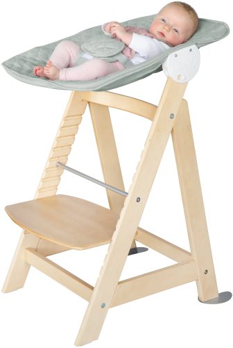 roba® Hochstuhl »Treppenhochstuhl 2-in-1 Set Style, Born Up«, mit Neugeborenen-Aufsatz