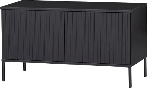 mutoni, mutoni - TV-Lowboard New Gravure Kiefer 100, One Size, Schwarz