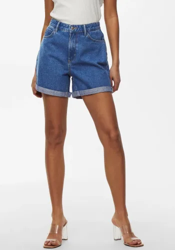 Only, Only - Shorts, für Damen, Blau Denim, Größe S