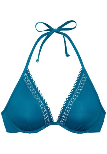 s.Oliver, s.Oliver Bügel-Bikini-Top "Aiko" mit Häkeloptik