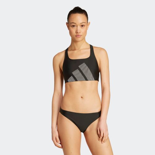 adidas performance, adidas Performance Bustier-Bikini "BIG BARS BIKINI-SET MIT C-FÖRMIGEM RÜCKEN"