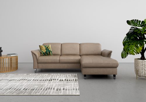 SIT&MORE, sit&more Ecksofa, wahlweise mit Kopfteilverstellung, Bettfunktion und Bettkasten