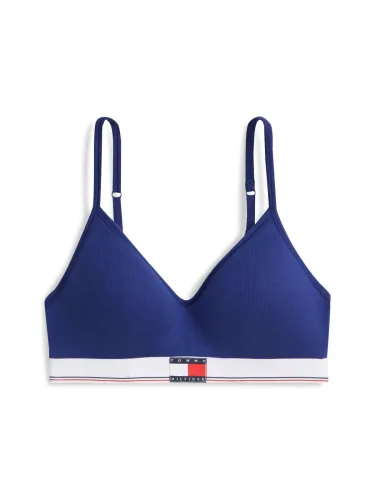Tommy Hilfiger, Tommy Hilfiger - Bralette, für Damen, Dunkelblau, Größe L