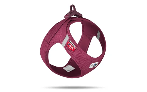 curli, Curli Vest Geschirr Clasp Air-Mesh, rubin - Grösse L: Brustumfang 49,1 - 55,4 cm