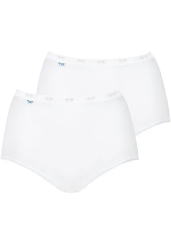Sloggi, sloggi Maxislip "Basic+" perfekter Sitz, Baumwollmix, elastisch, weiche Nähte